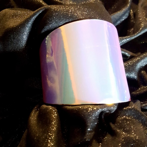 2/$10 New Holographic cuff bracelet - Picture 3 of 3